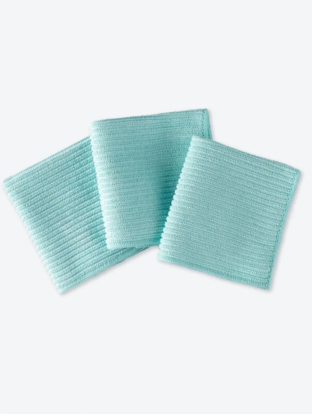 Norwex Kitchen Cloth Trio Set of 3 Sea Mist NWT